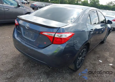 2016 Toyota Corolla S Plus z USA, uszkodzony, nr VIN 2T1BURHE1GC496539